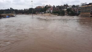 The first flood on Godavari in Nashik