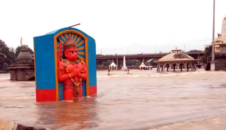 The first flood on Godavari in Nashik