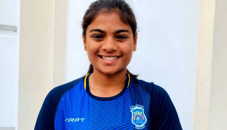 Nashik's women's cricketer Maya Sonawane in India's potential women's team