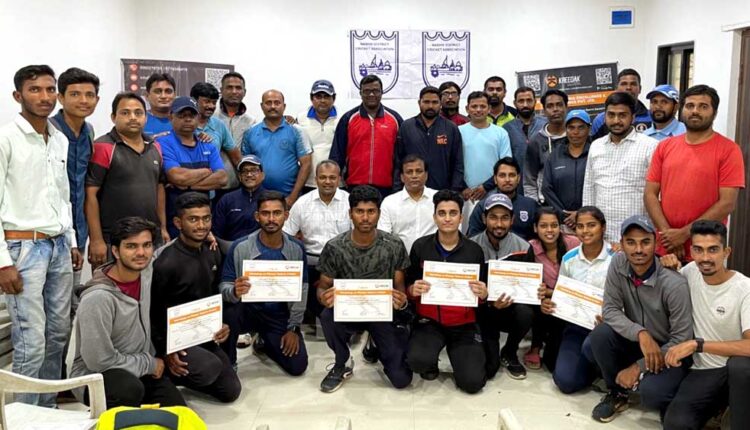 Cricketers' fitness test camp