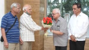 Prof. Kautikrao Thale Patil arrives in Nashik