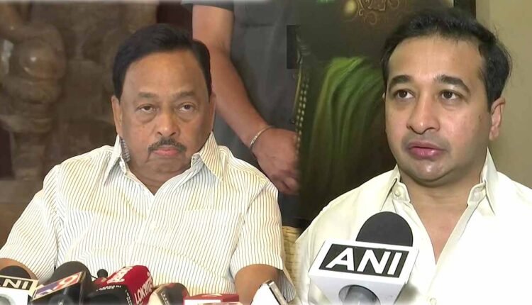 Union Minister Narayan Rane and MLA Nitesh Rane