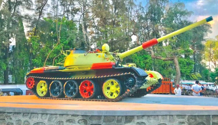 Army Tank at Lekhanagar