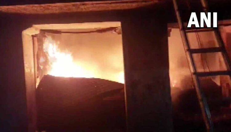 Massive fire at scrap warehouse: 11 killed