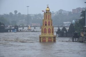  Flood on Godavari river in Nashik