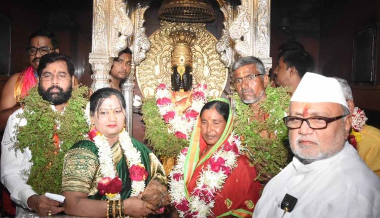 Maha Puja of Shri Vitthal-Rukmini's performed by Chief Minister Eknath Shinde