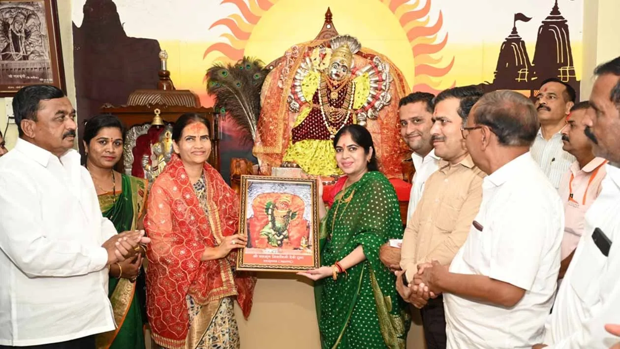 On the 5th day of Navratri festival, 50 thousand devotees took darshan of Saptshringi Devi