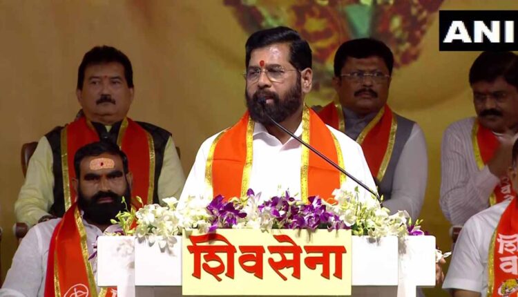 Eknath Shinde Speech/Azad Maidan/Dussehra Melawa/Maharashtra News: Eknath Shinde's Attack