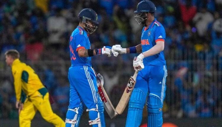 World cup 2023: India's winning opening in the World Cup: Victory over Australia by 6 wickets