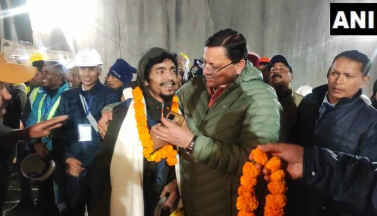 41 workers trapped in the tunnel since 17 days are out safely