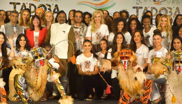 Save the Tiger campaign: Support of the 71st Miss World team to the 'Save the Tiger' campaign