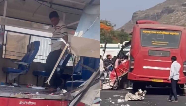 Nashik Accident News/Fatal accident between bus and truck on Mumbai Agra highway: 8 dead