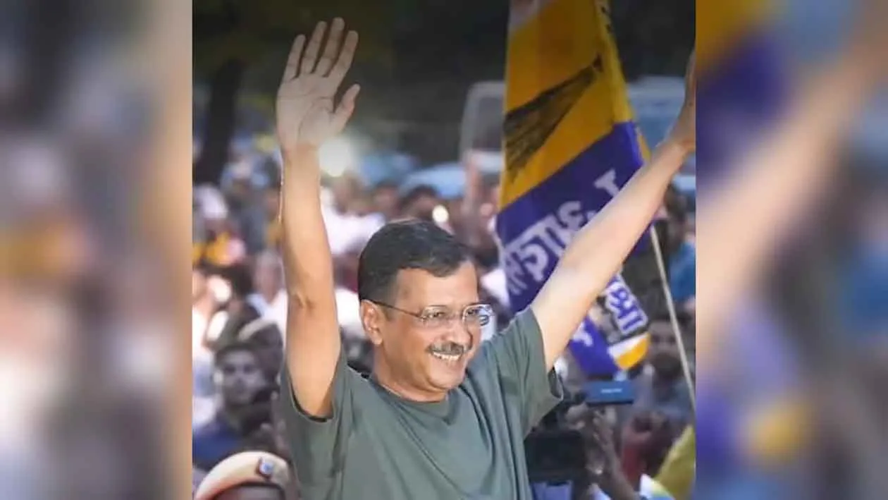 Arvind Kejriwal's first reaction after coming out of jail