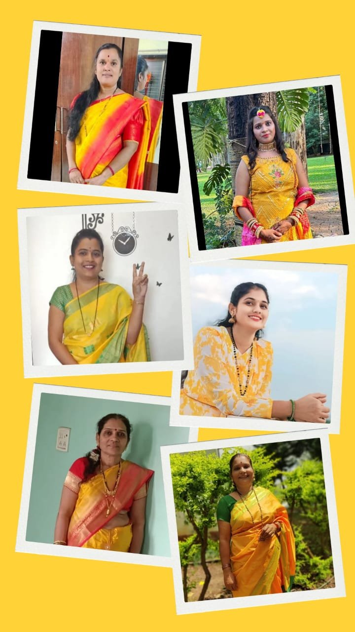 Navratri Festival 2024 Yellow Color