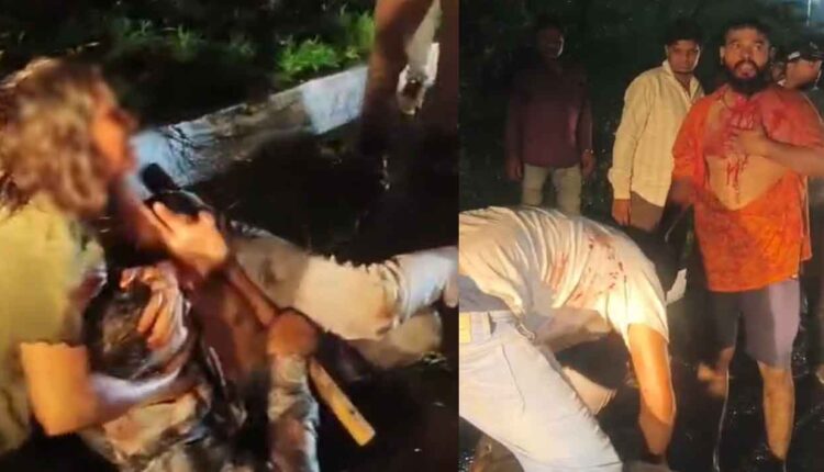 Nashik crime news,Drunk crime rampage in Nashik: Youth, young woman beaten inhumanly: Video goes viral