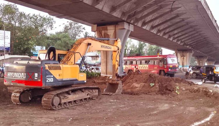 Nashik News,Work to remove Dwarka Circle begins – relief for Nashik residents from traffic congestion thanks to Chhagan Bhujbal's initiative