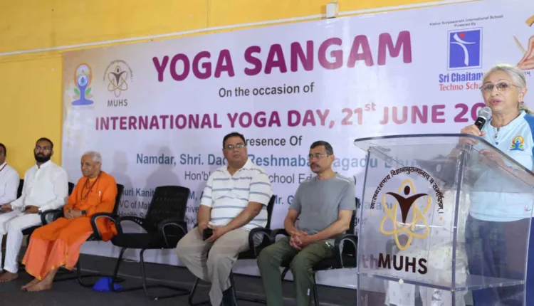 International Yoga Day: Grand Yoga Festival at Health University on Yoga Day