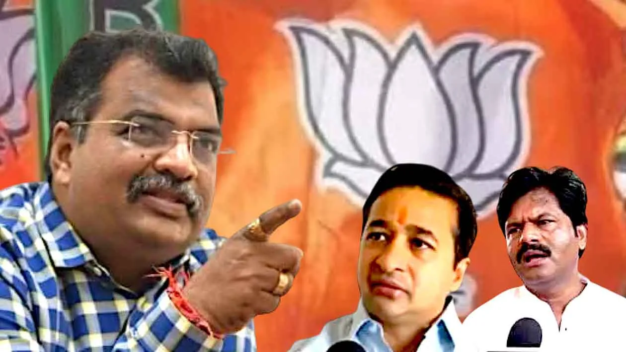 BJP Maharashtra internal issues,BJP gives strong worning to Nitesh Rane and Gopichand Padalkar!