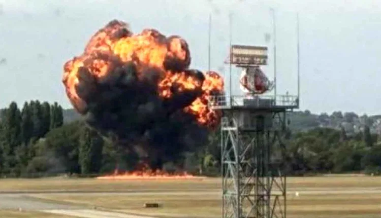 UK plane crash,Fatal plane crash in Britain: Plane catches fire after takeoff