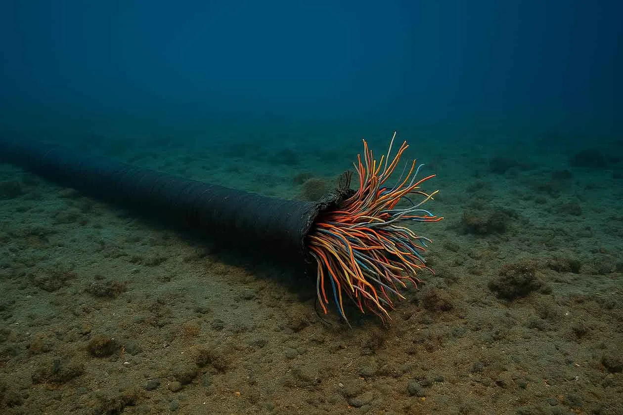 Red Sea internet disruption, Internet service disrupted after optic fiber cable breaks in Red Sea