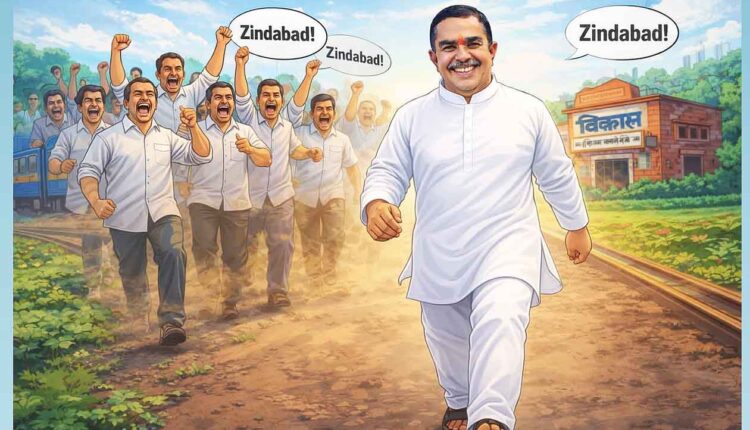 Nashik Politics,The man named 'Vikas' disappeared and development in politics was nowhere to be found.